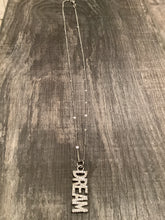 Dream Bling Pendant on Adjustable Chain - Silver