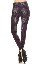 Purple Swirl Plus Leggings