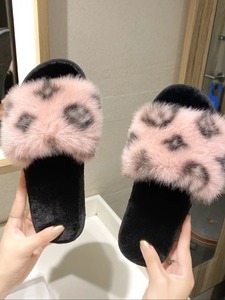 Fashion Open Toe Slippers - Black, Pink, Grey