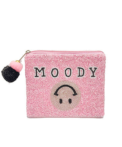 MOODY Beaded Coin Pouch 💗