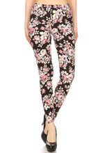 Pink Rose Bouquet - OS Leggings