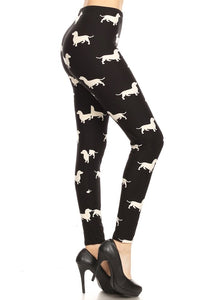 Dachshund Leggings OS