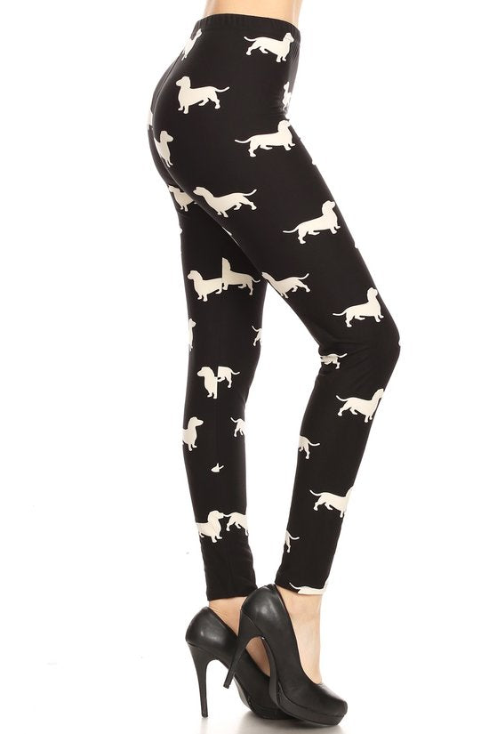 Dachshund Leggings OS