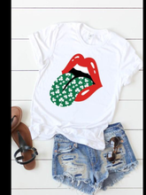 Shamrock Tongue Rock and Roll tee ☘️