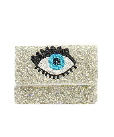 Evil Eye 🧿 Beaded Mini Clutch