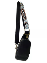 Vegan Leather Sling/ Belt Bag - Black, Grey, Camel or Pink