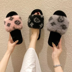 Fashion Open Toe Slippers - Black, Pink, Grey