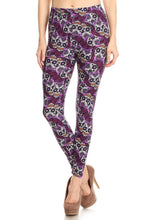 Purple Rain OS full length leggings