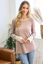 Sweet creature thermo top with thumbholes - Taupe or Mocha