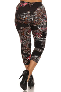 Pretty In Paisley Plus Capri