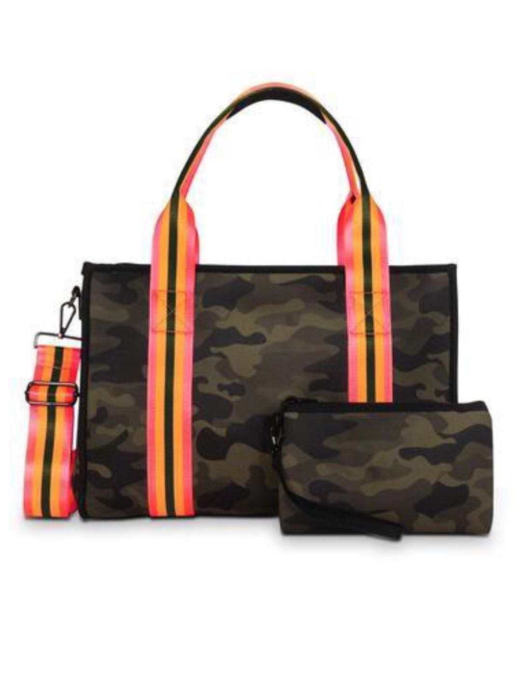 Neoprene Tote Bag - Army Camo