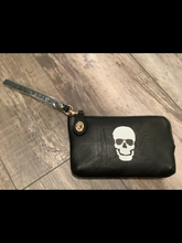 Skull Vegan Leather Clutch/Crossbody Bag - Black ☠️🖤