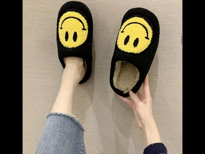 Smiley Face 🙂 Slippers - Assorted Colors