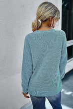 Cut.Neck Knitted Sweater - Assorted Colors.