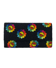 Smile Flower Beaded Clutch Bag 😊🌈