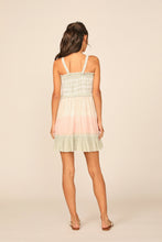 Ocean Drive Spring Meadow Tie Dye Smocked Back Ruffle Dress