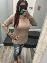 Sweet creature thermo top with thumbholes - Taupe or Mocha