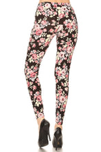 Pink Rose Bouquet - OS Leggings