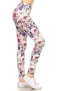 Shabby Chic Yoga Waisted OS Leggings