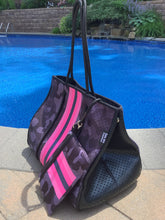 Camo Pink Stripe Neoprene Tote