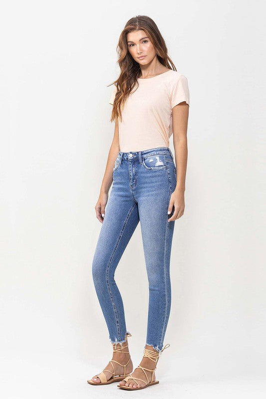 FLYING MONKEY HIGH-RISE CROP SKINNY JEAN