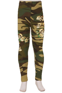 Army Skull Leggings - Kids