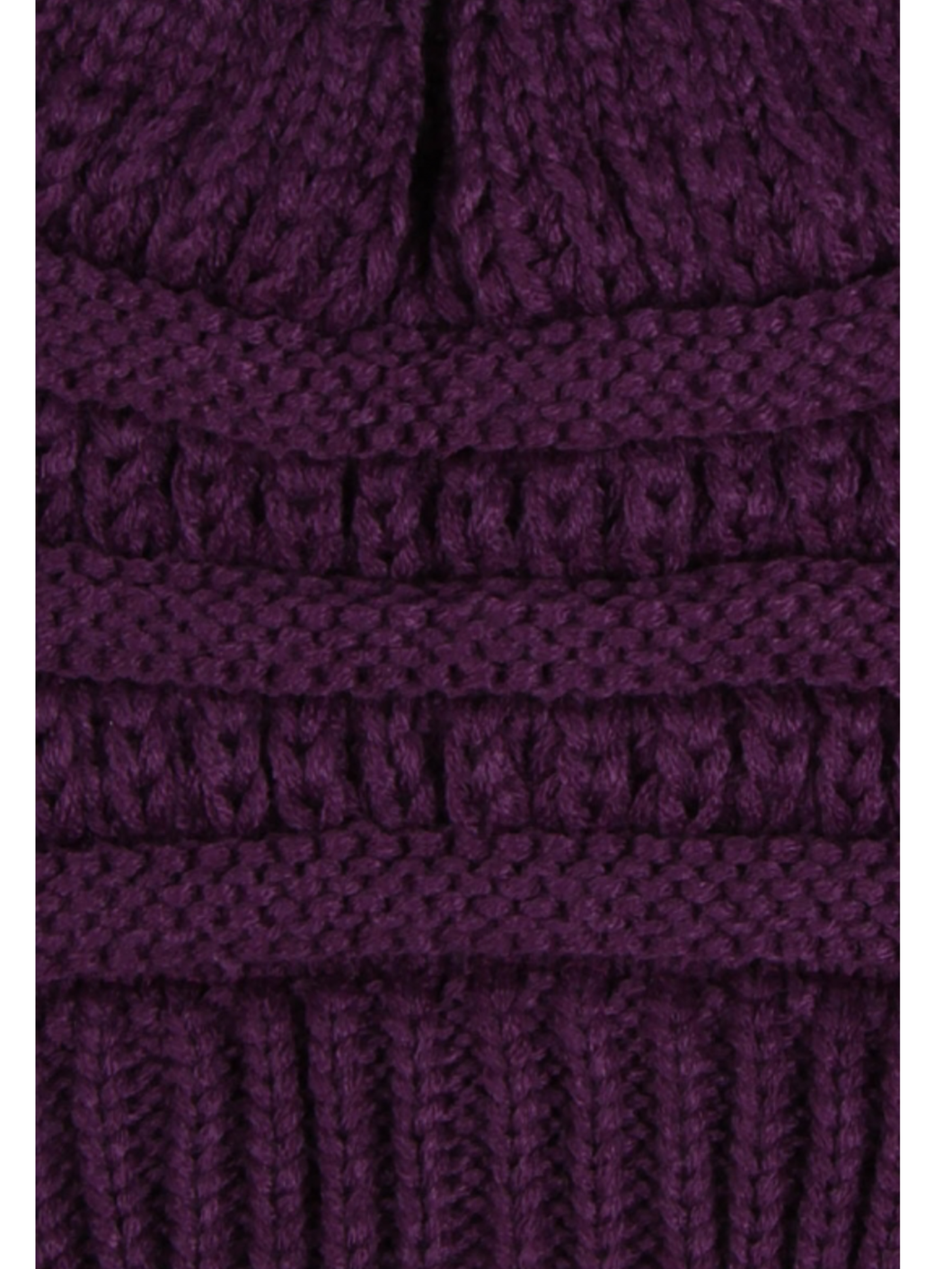 C.C Children pom pom beanie hat wholesale - Purple