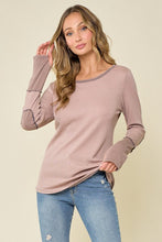 Sweet creature thermo top with thumbholes - Taupe or Mocha