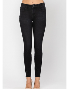 JUDY BLUE THERMADENIM THERMAL BLACK SKINNY