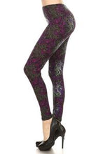 Purple Swirl Plus Leggings