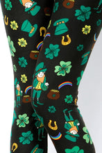 Shamrocks 🍀, Horseshoes & Rainbows 🌈Kids Leggings