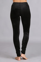 Chatoyant Ultra 4-way stretch micro velour leggings - Black