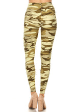 Camouflage Full Length OS Leggings Olive Blend