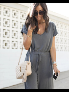 Casual Jumpsuit- Charcoal. Clearance! Final sale! Was $36 now $25