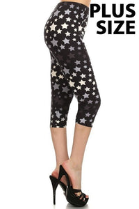 Oh My Stars Plus Capri Leggings