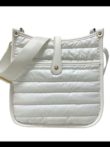 White Puffer Crossbody