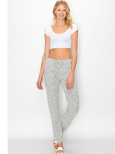 SNAKE PRINTED SWEAT PANTS - GREY