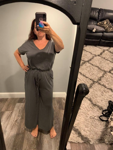 Casual Jumpsuit- Charcoal. Clearance! Final sale! Was $36 now $25