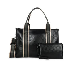 Neoprene Tote Bag - Black Metallic