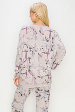 HEAVY HACCI SUBLIMATION L/S V NECK - Faded Pink or Lt Grey