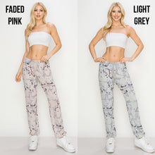 HEAVY HACCI SUBLIMATION SWEAT PANTS - Faded Pink or Light Grey