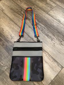 Rainbow Camo crossbody  ❤️🧡💛💚💙💜