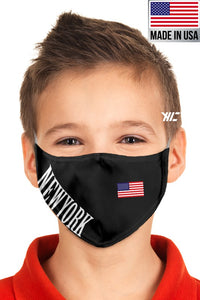 Kids NY Designed Washable Face Mask