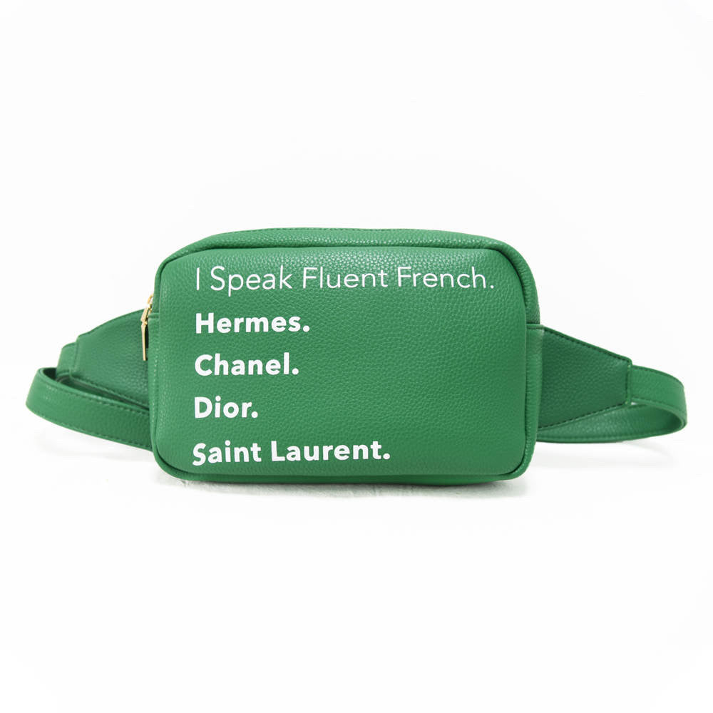 I shops speak fluent fanny pack