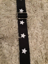 Black Mini Star Neoprene Messenger Bag with Black & White Star Strap